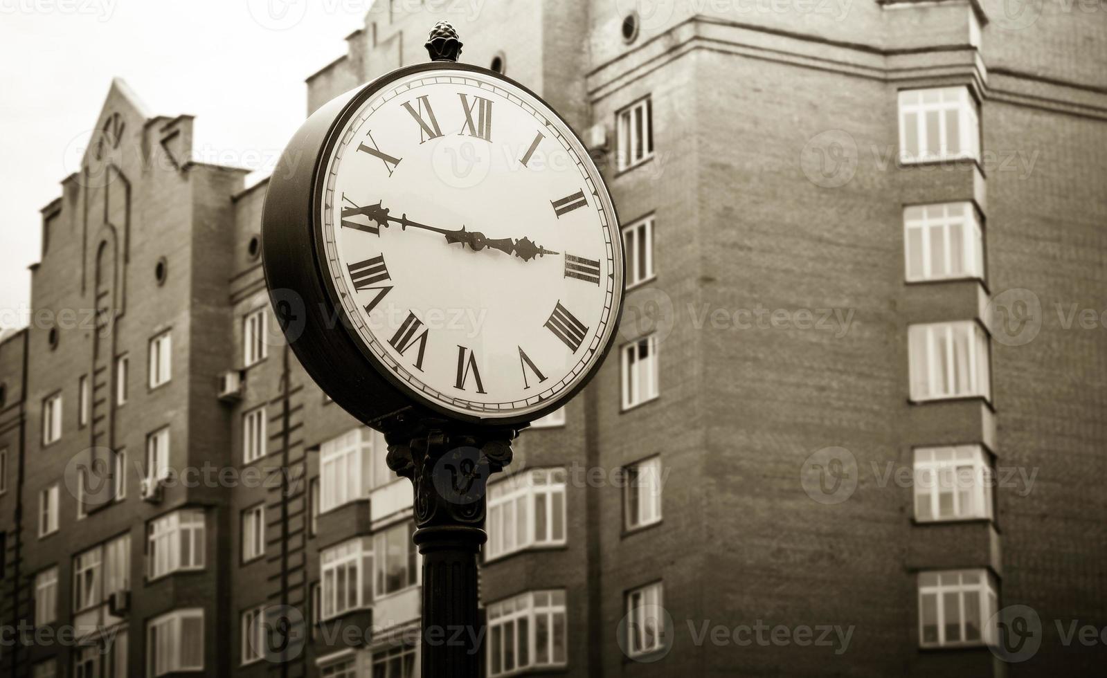 City clock in the old town photo