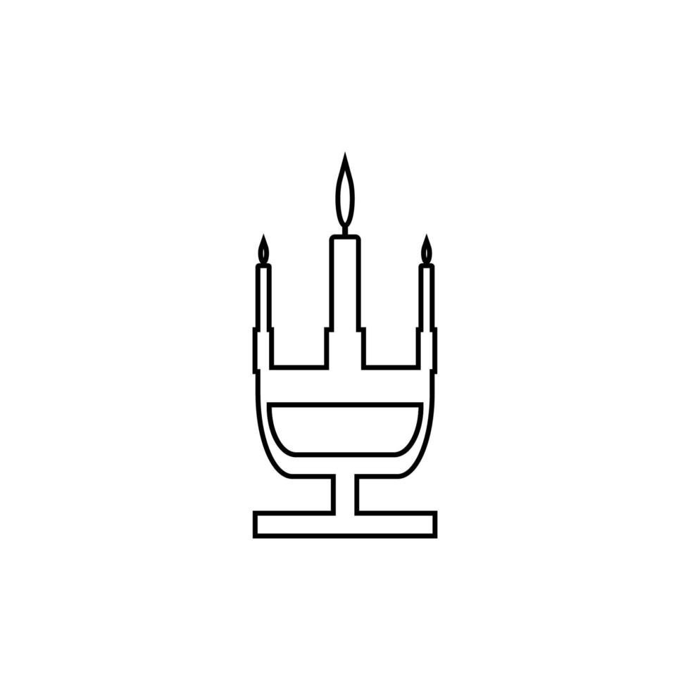 candle icon vector illustration design image element