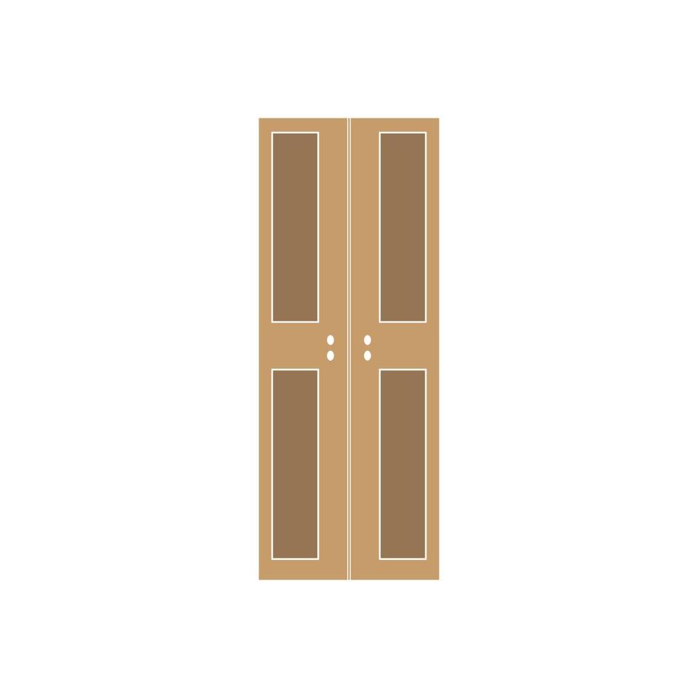 elemento de diseño de ilustración de icono de puerta vector