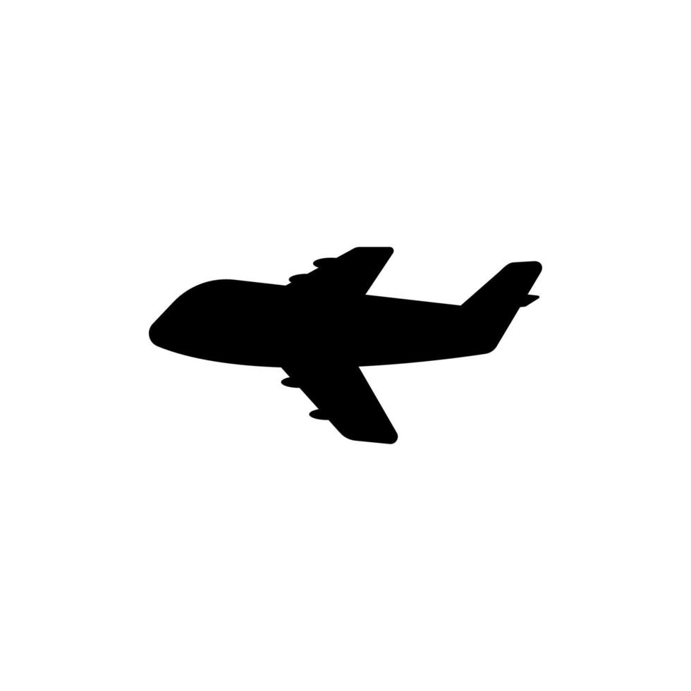 airplane icon vector logo illustration