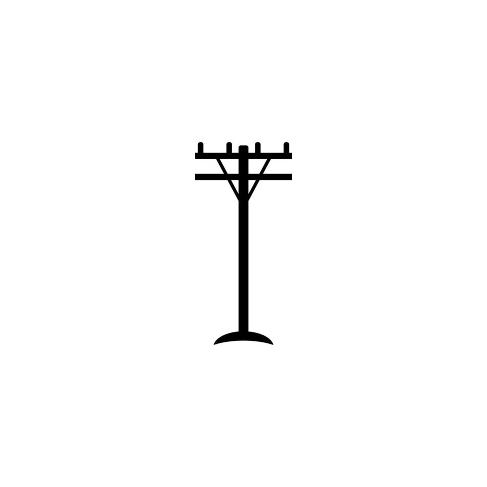 power pole icon vector drawing