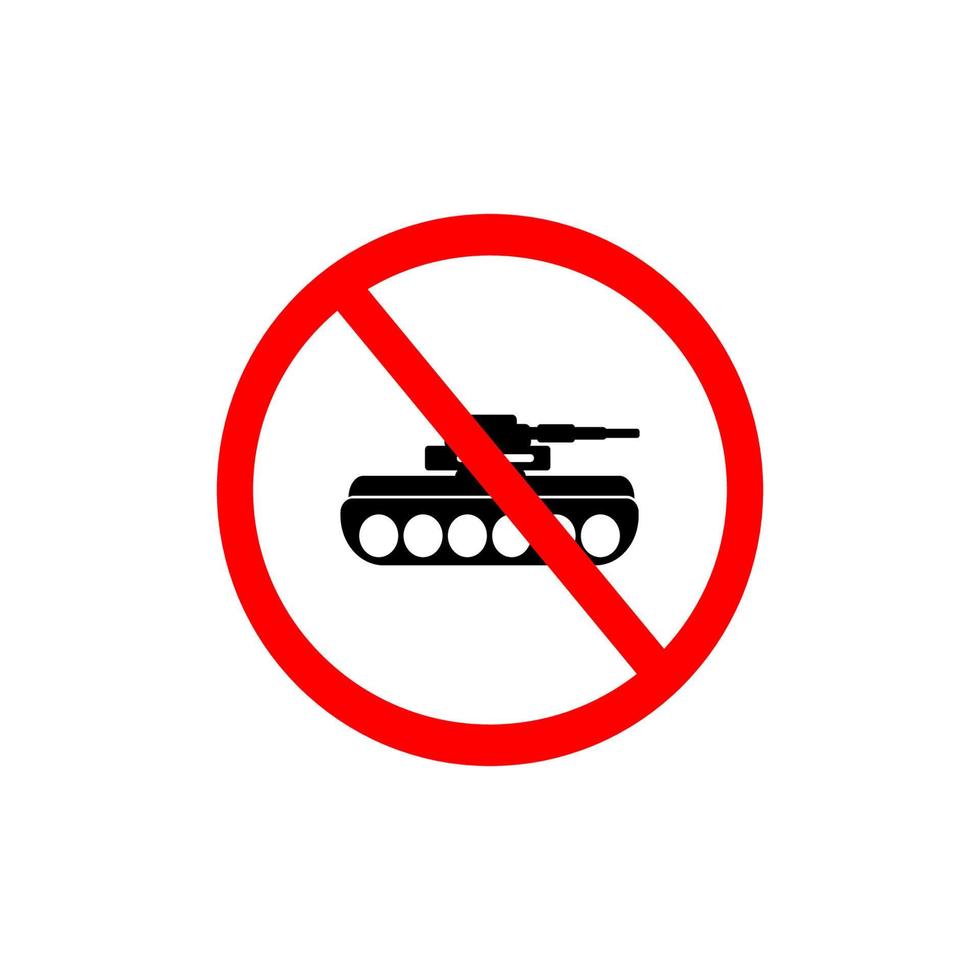 symbol stop war icon design vector