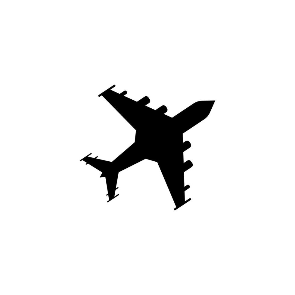 icono de avión vector logo ilustración