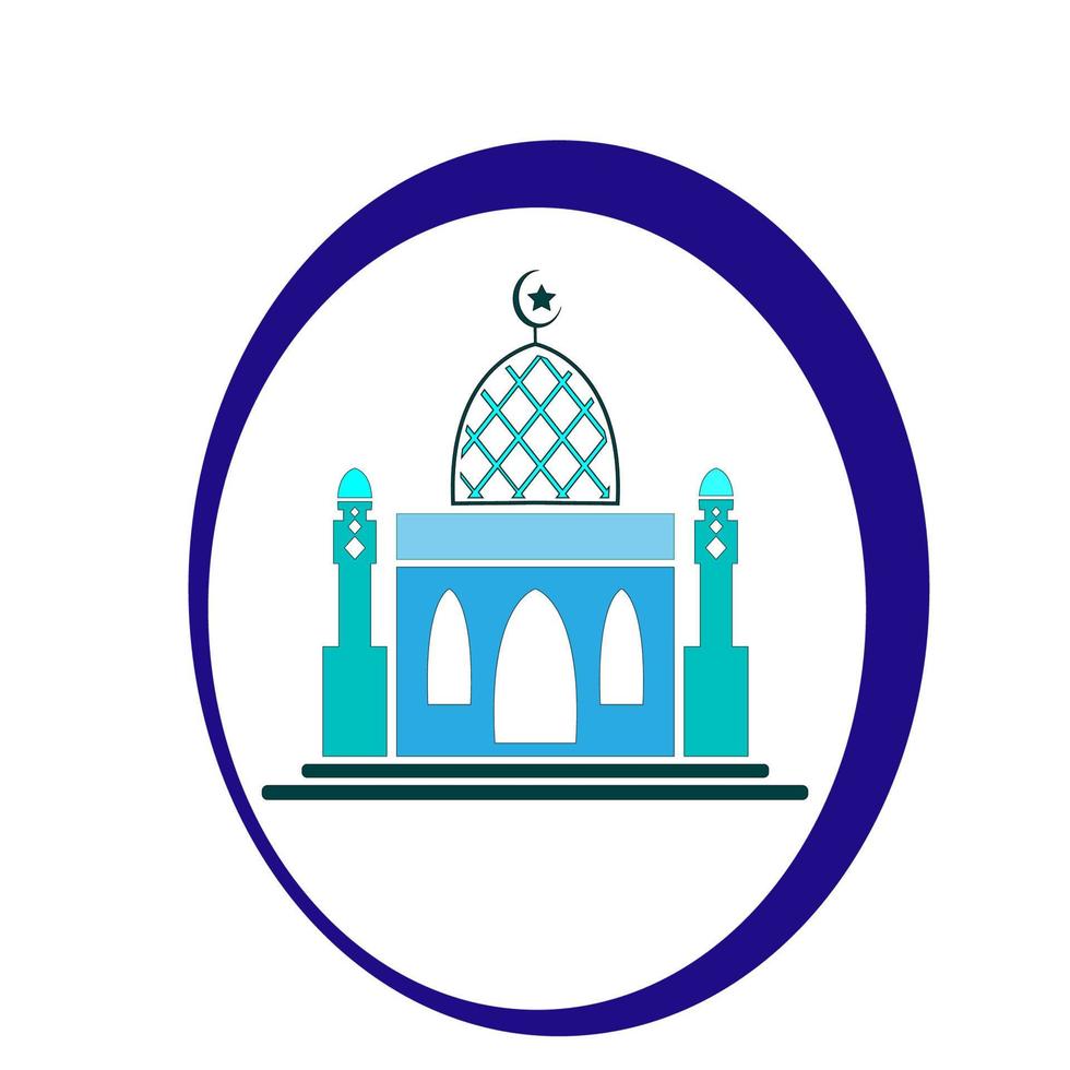 mosque drawing icon vector illustration design