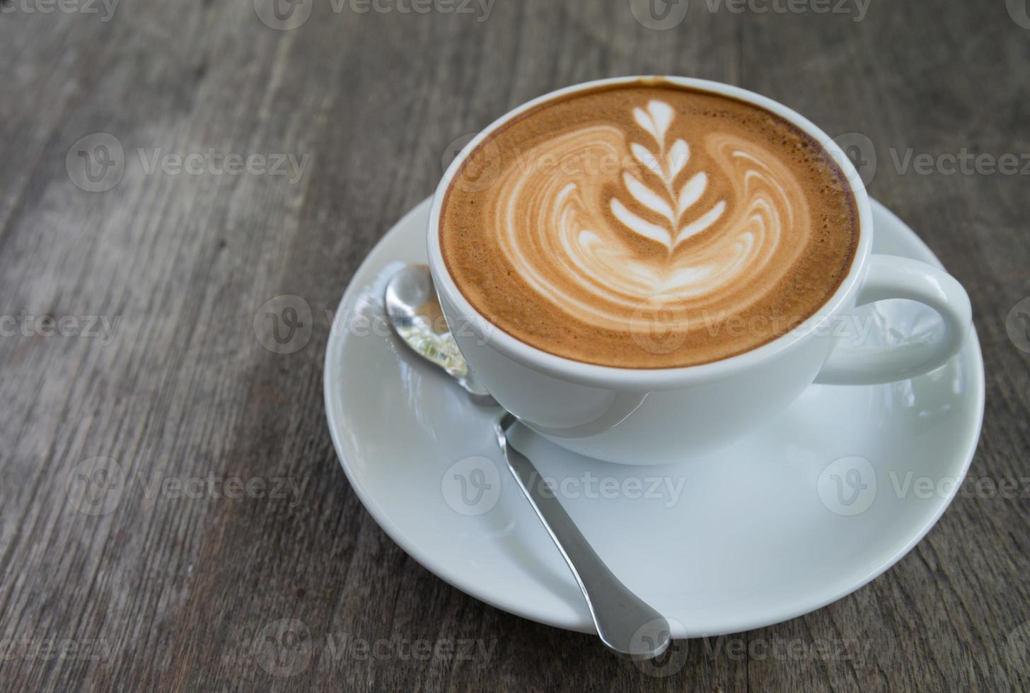 latte art coffee photo