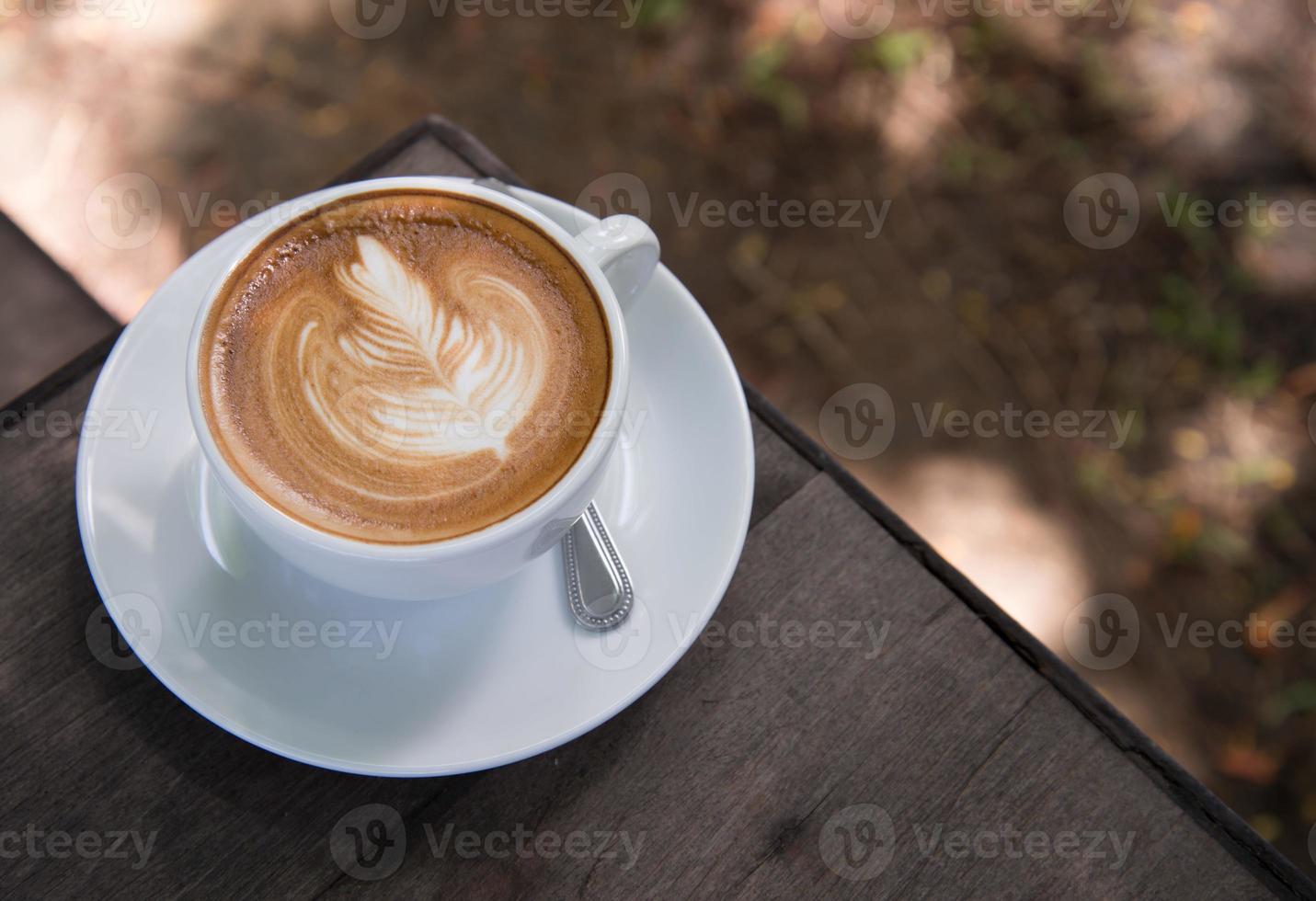 latte art coffee photo