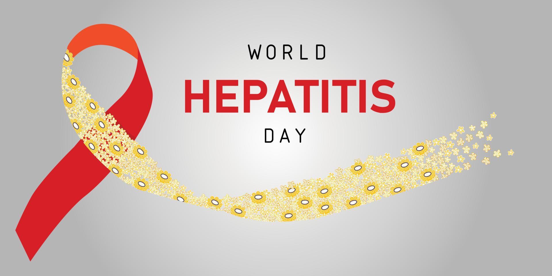 World Hepatitis Day banner vector