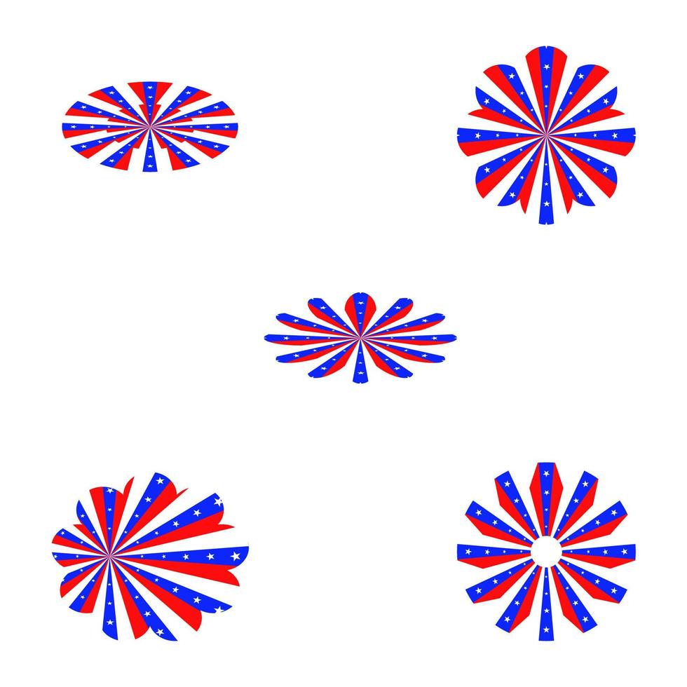 fondo abstracto estrella bandera asquerosa ilustración vectorial vector