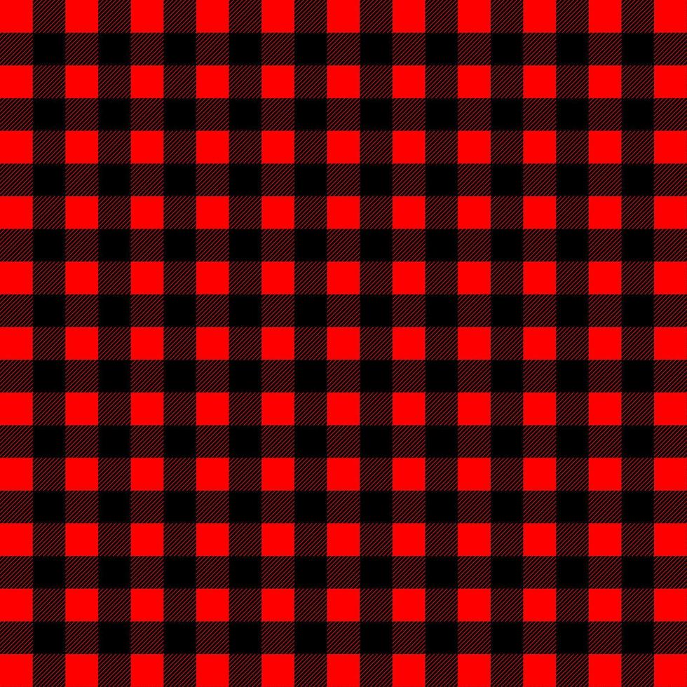 Summer sale cloth textile fabric tartan abstract background red and black colorful textured pattern seamless vector illustration