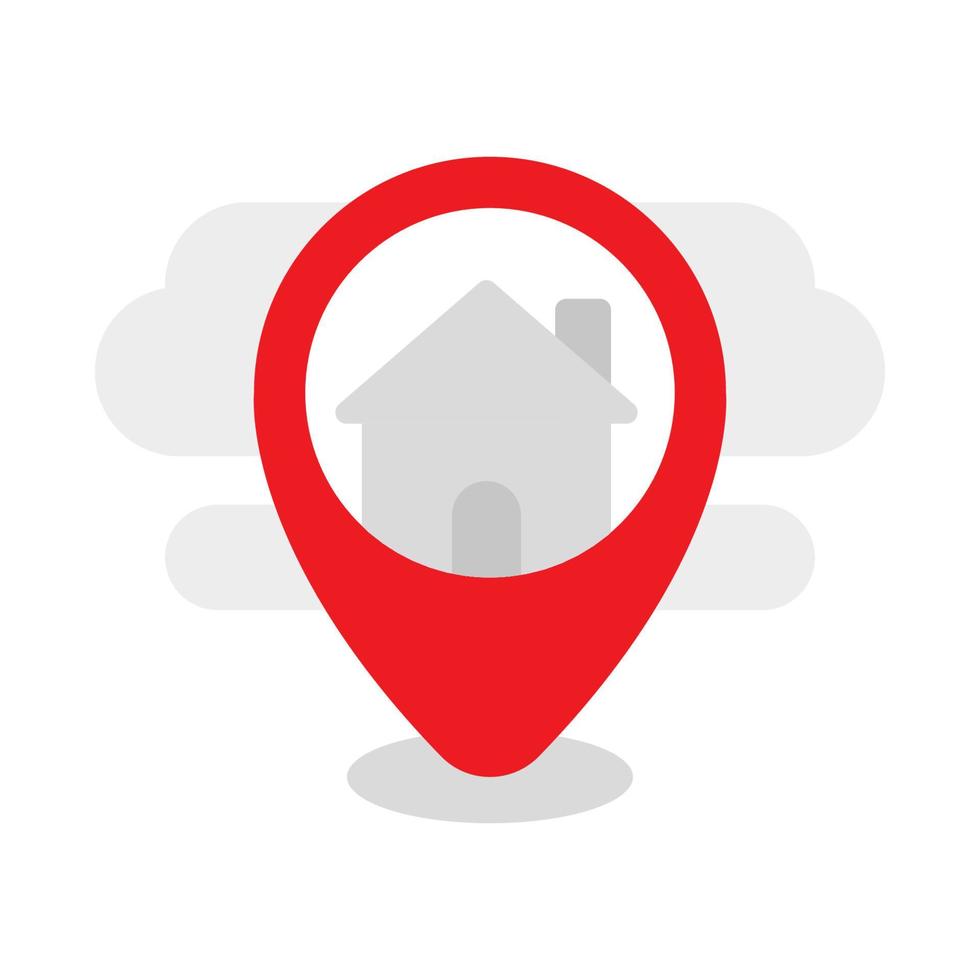 set home location, address concept illustration flat design vector eps10. modern graphic element for landing page, empty state ui, infographic, icon