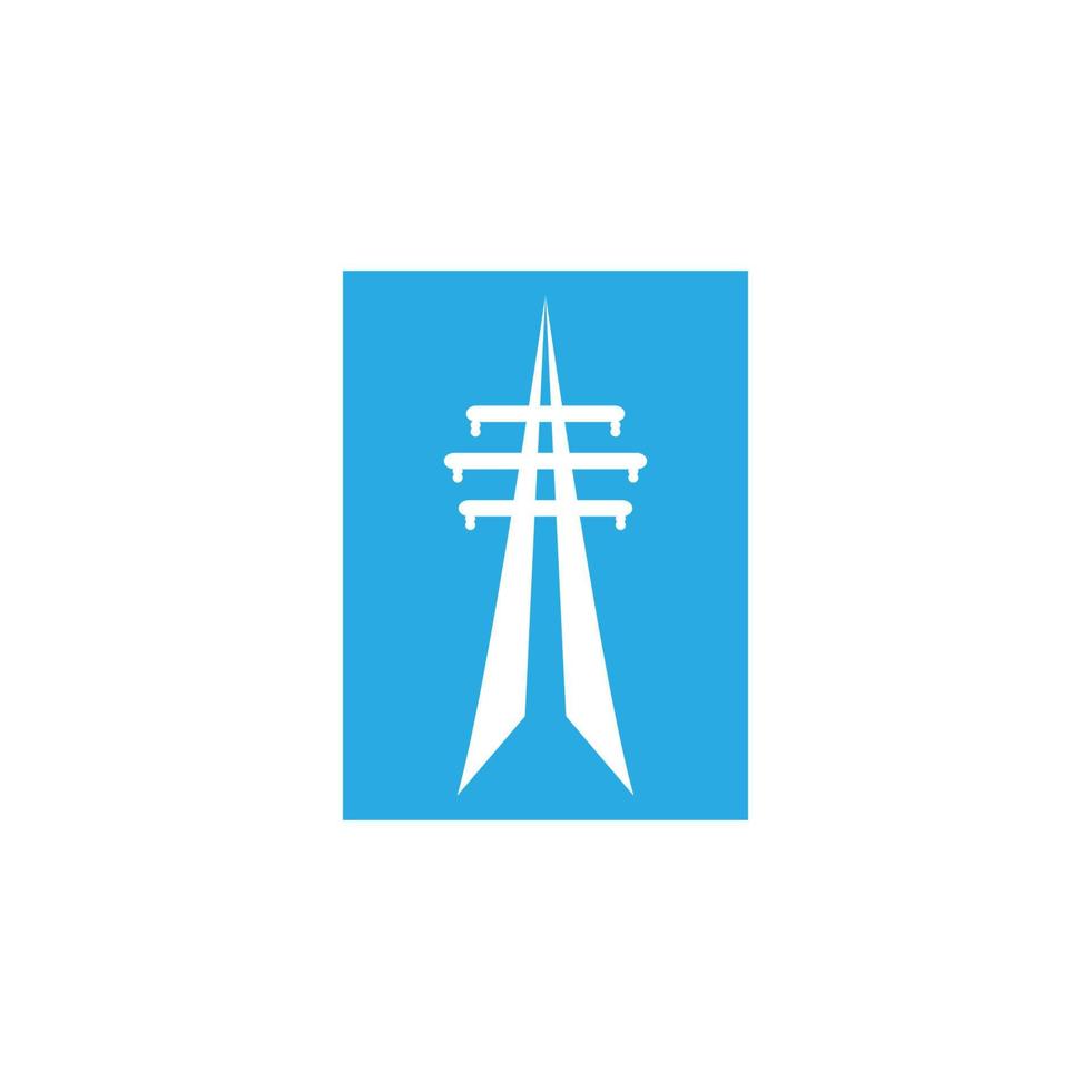 power pole icon vector drawing