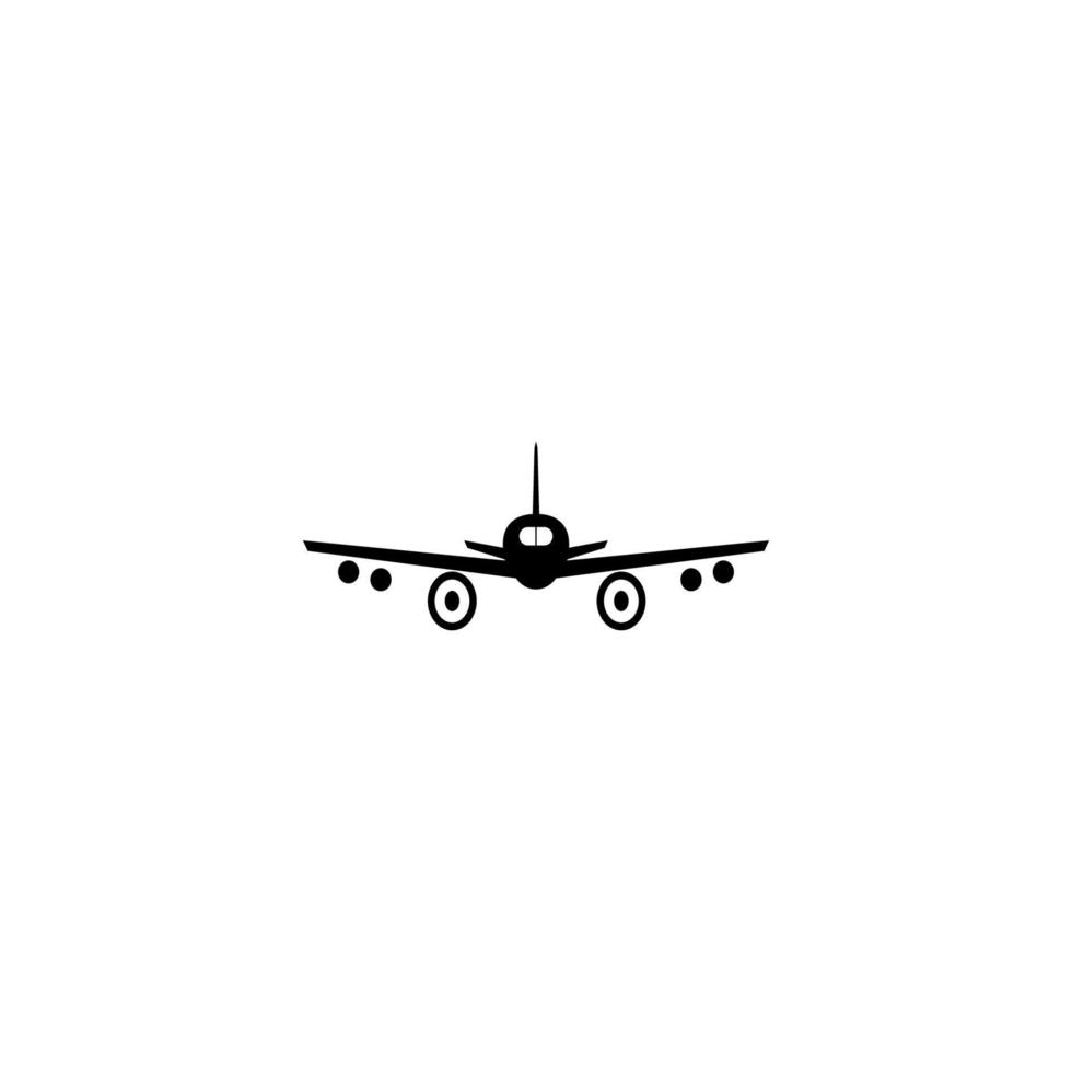 airplane icon vector logo illustration