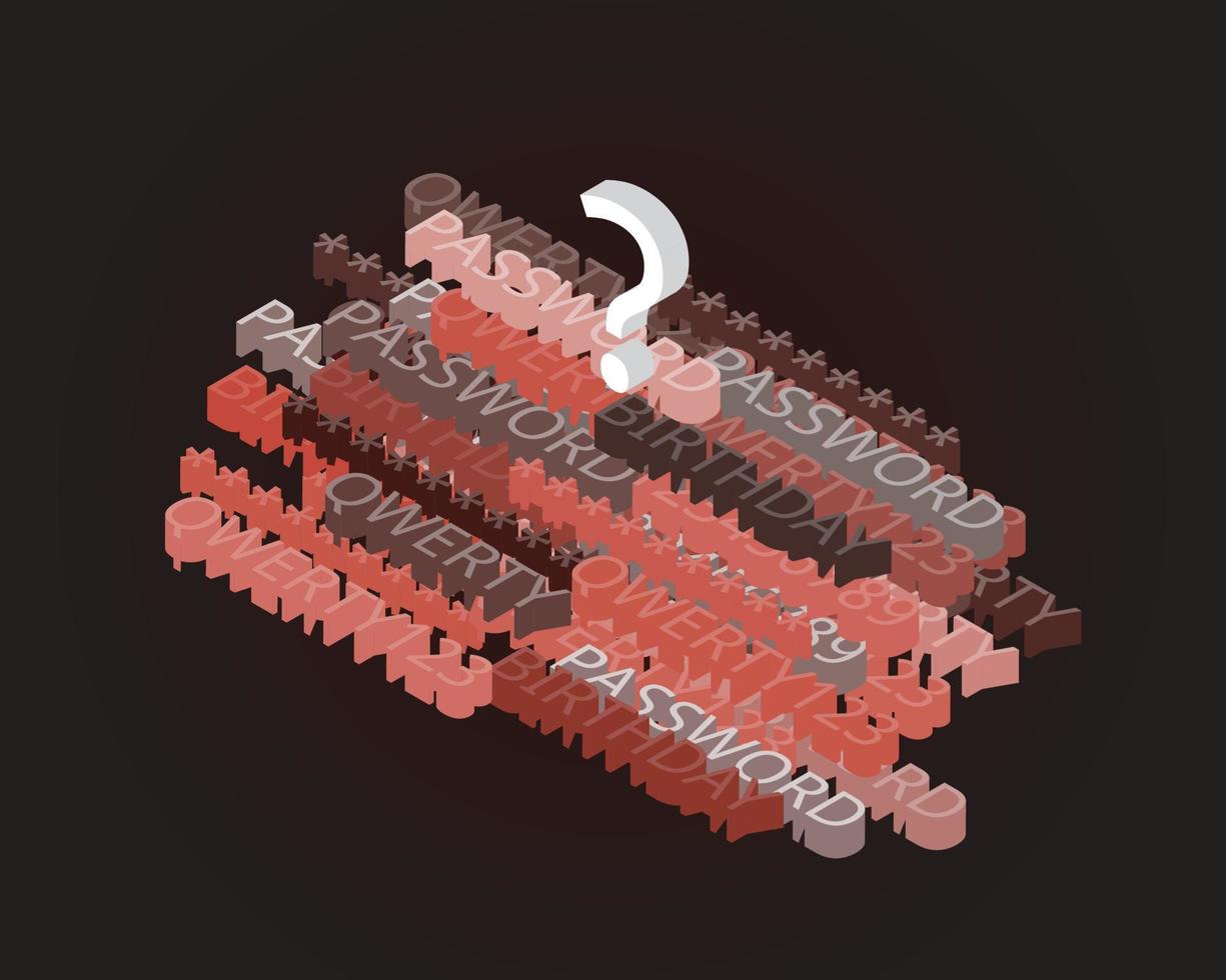 password manager to secure storage for your passwords in one place vector