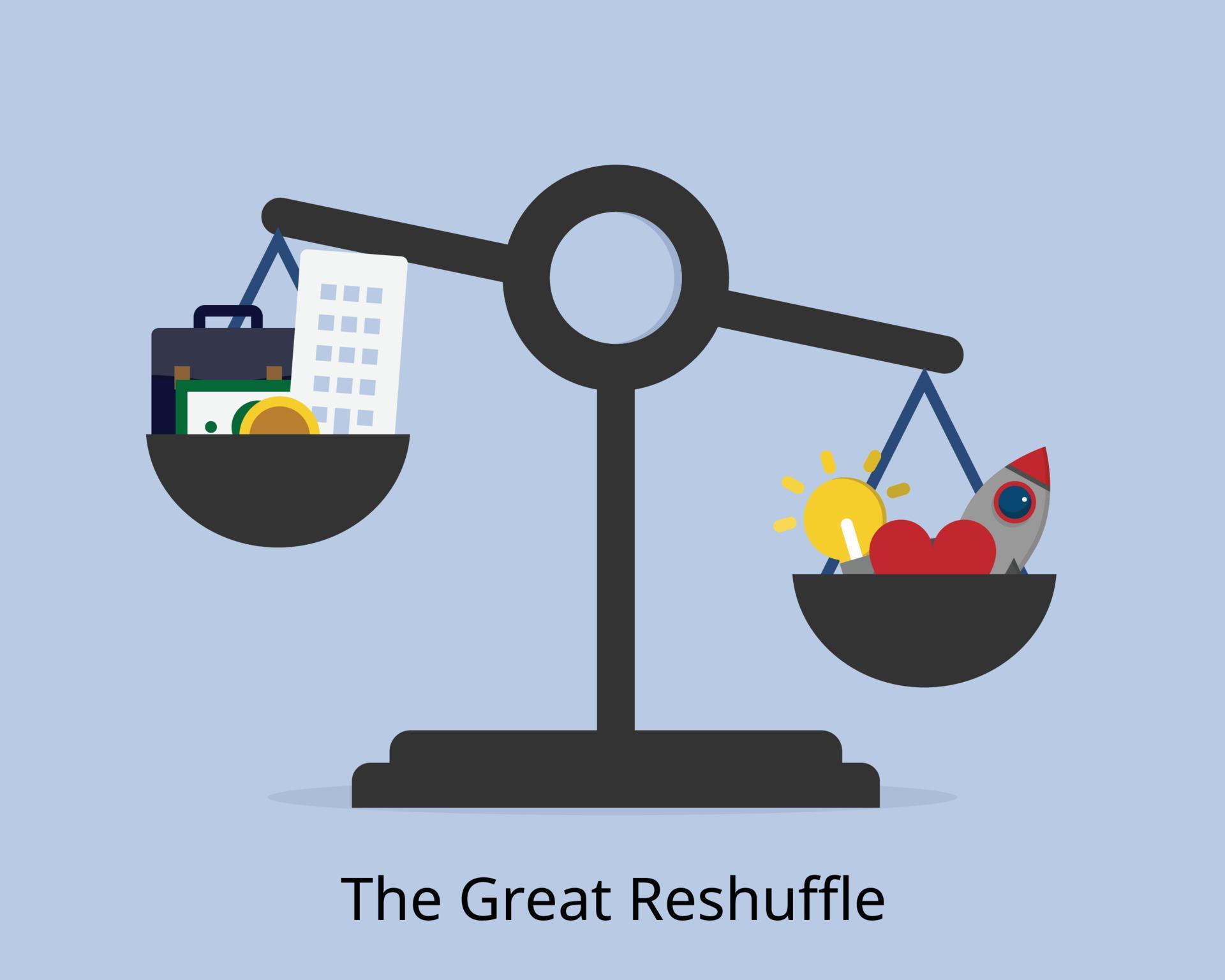 the great Reshuffle for those who want meaning over money or preparing for the career paths that