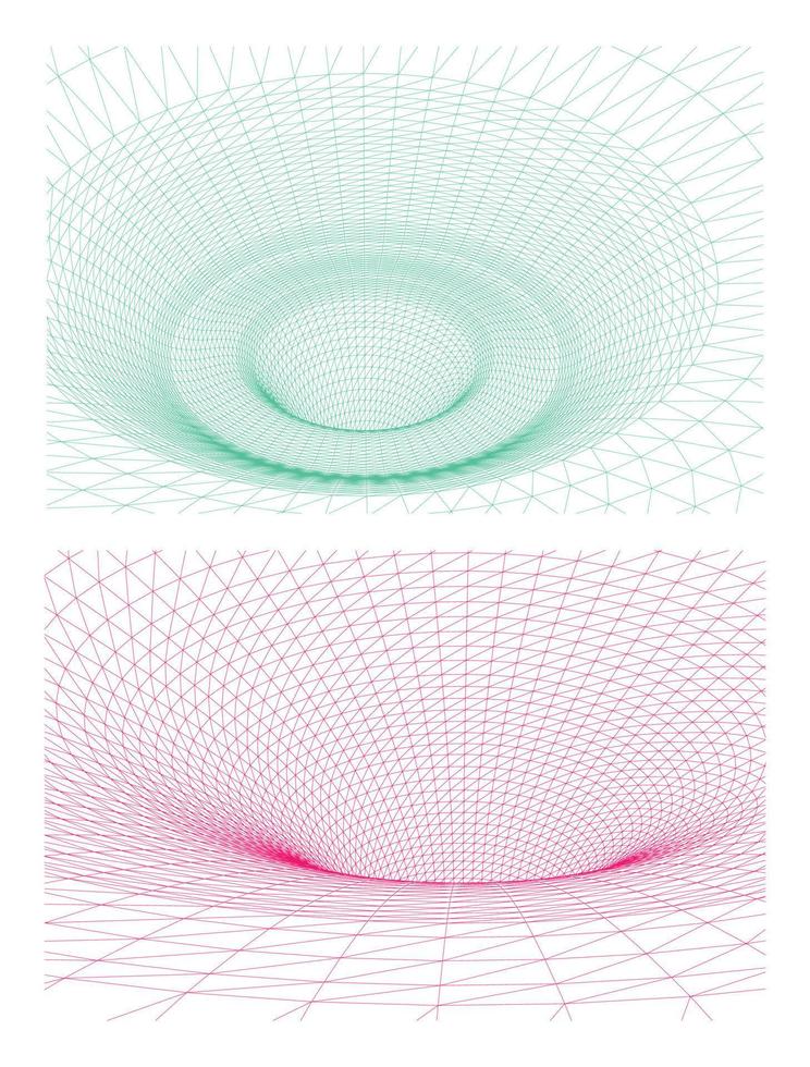Mesh Backgrounds in Two Colors vector