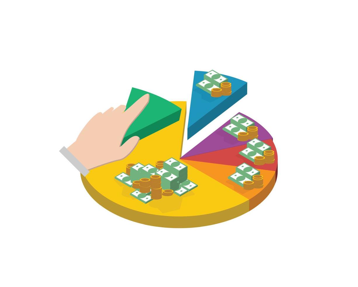 Active fund is a fund in which a manager or a management team makes decisions about how to invest the fund's money actively vector