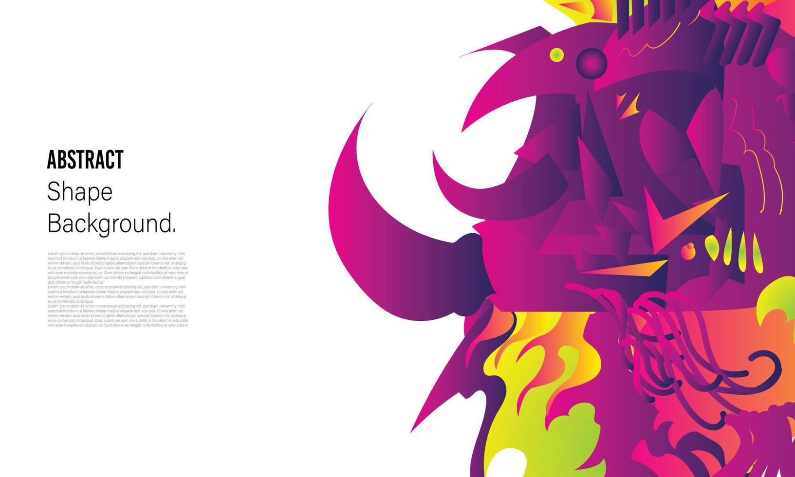 abstract background for landing page vector