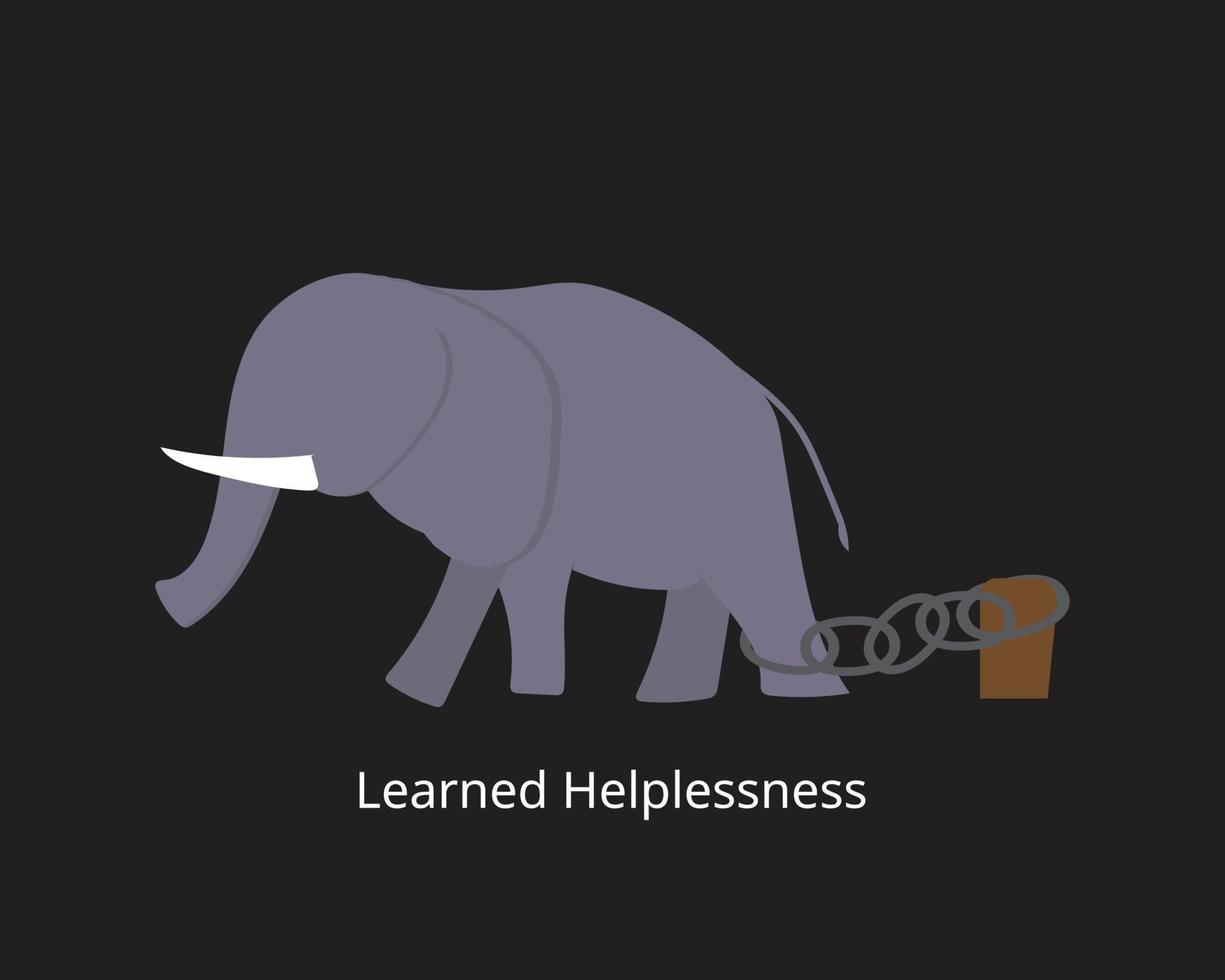 Learned helplessness is a state that occurs after a person has experienced a stressful situation repeatedly and believe that they are unable to change the situation vector