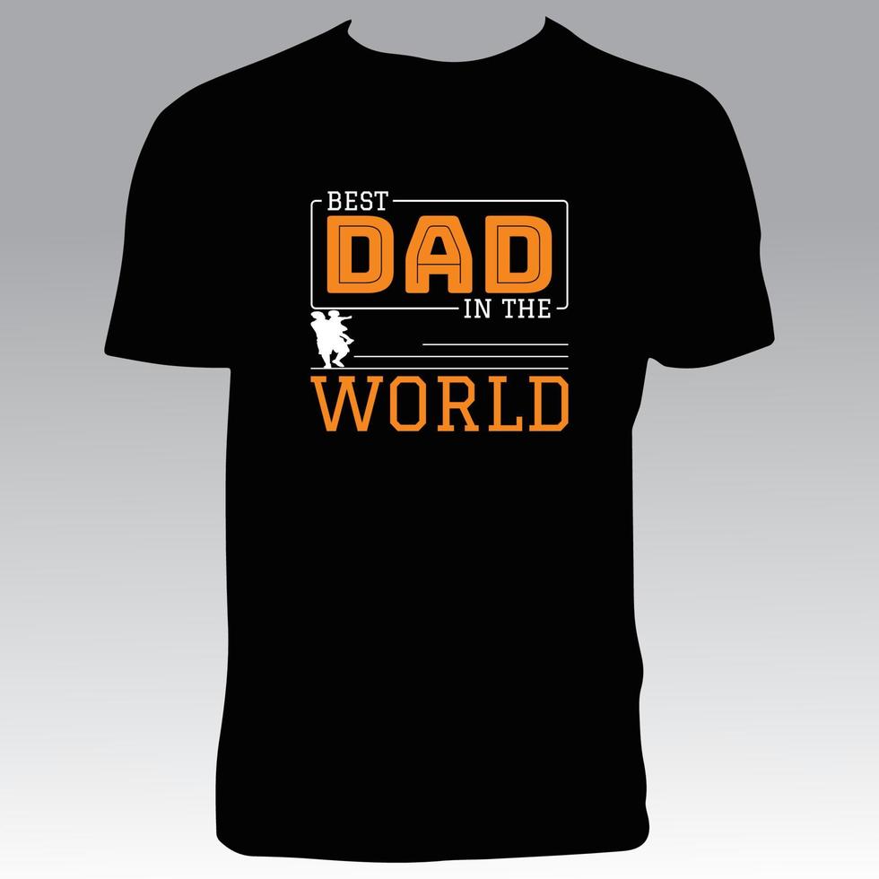 diseño de camiseta del día del padre vector