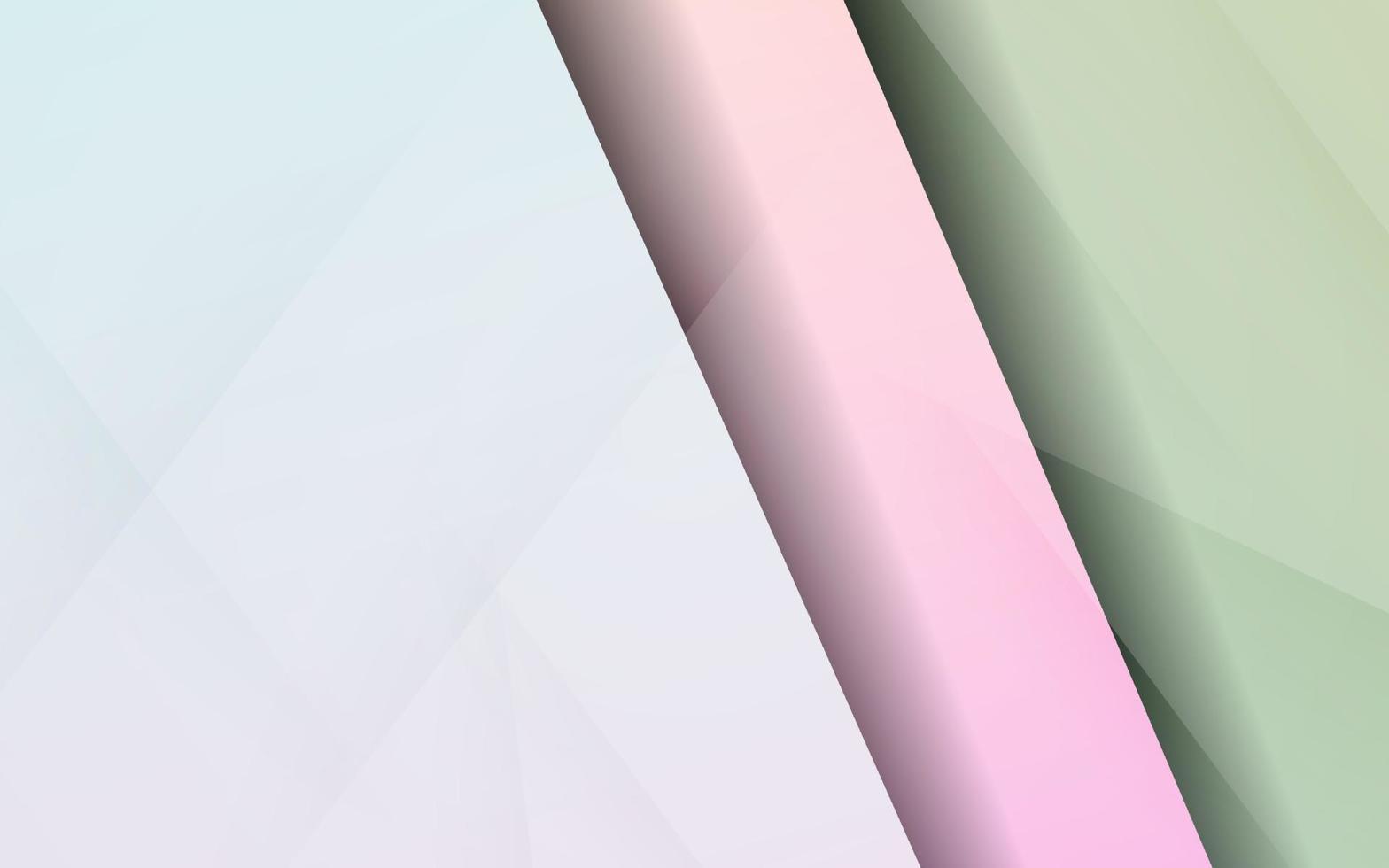 Abstract overlap layer rainbow background vector