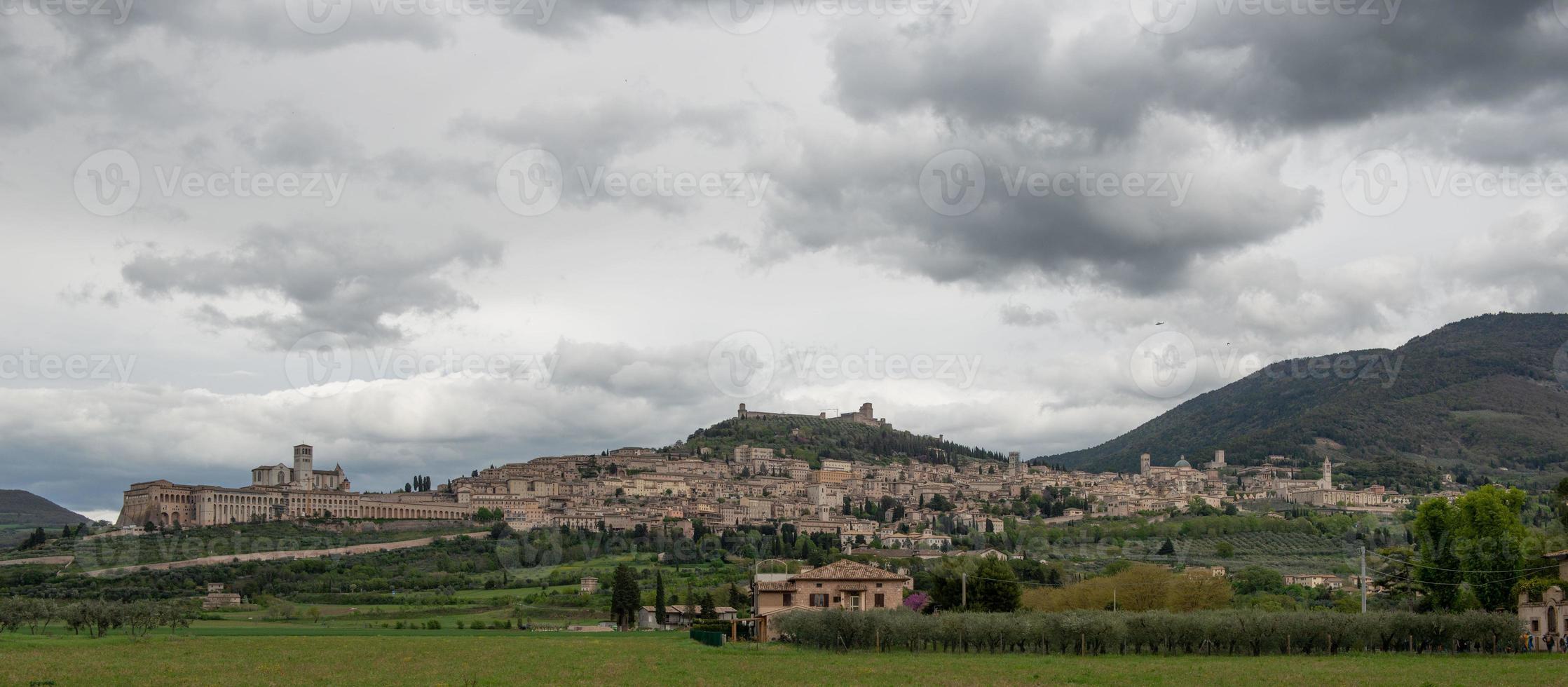 Assisi city on the hills photo