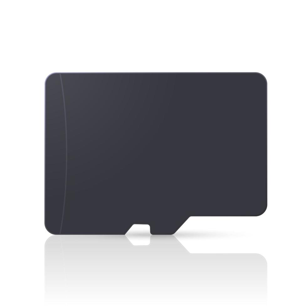 Micro sd card vector