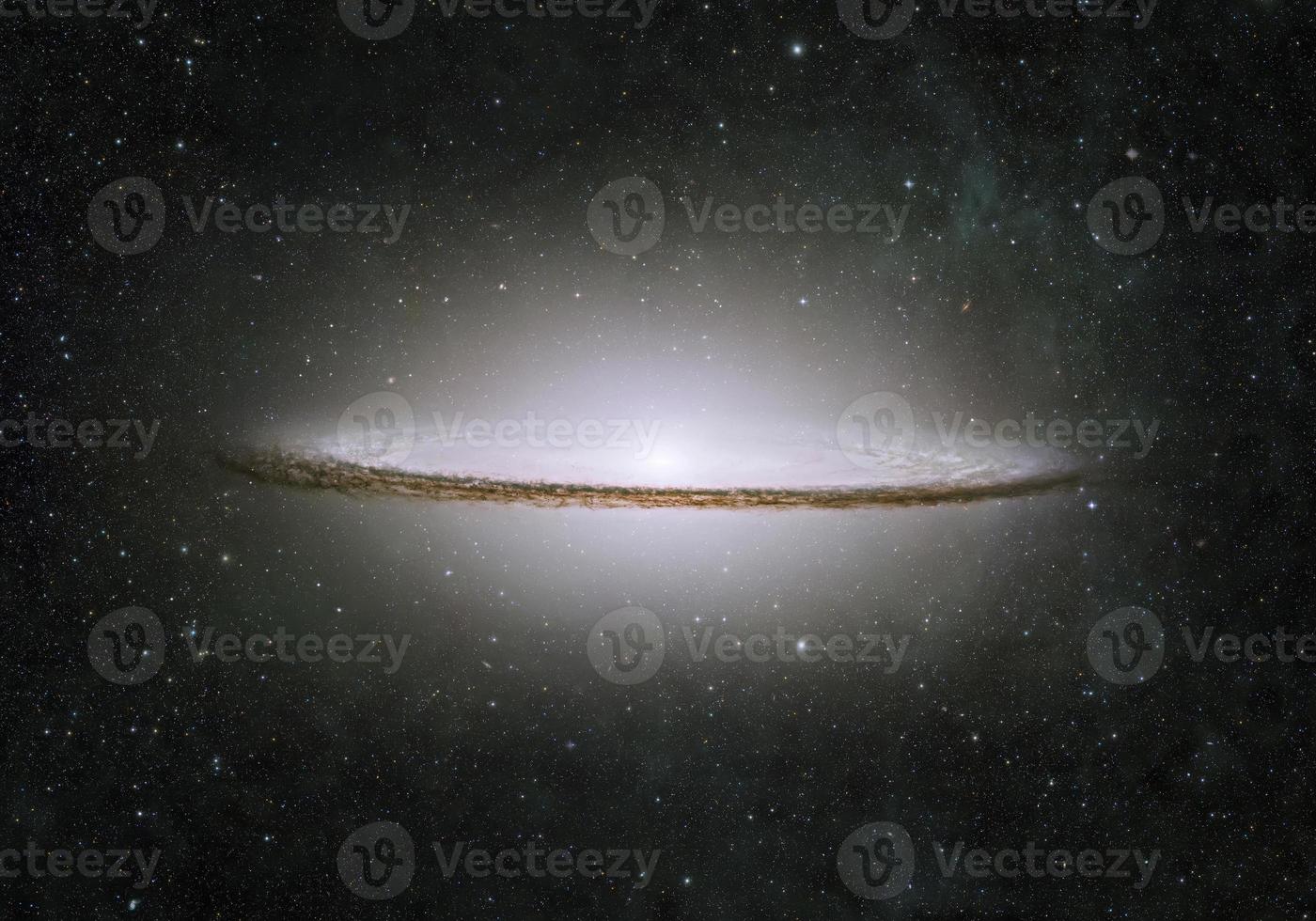 galaxia increíblemente hermosa en algún lugar del espacio profundo foto