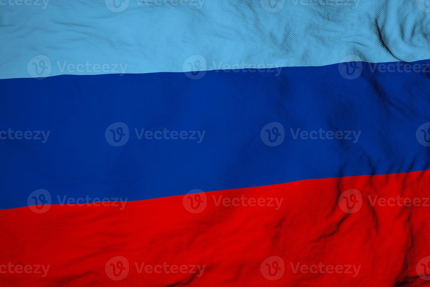 Luhansk flag in 3D rendering photo