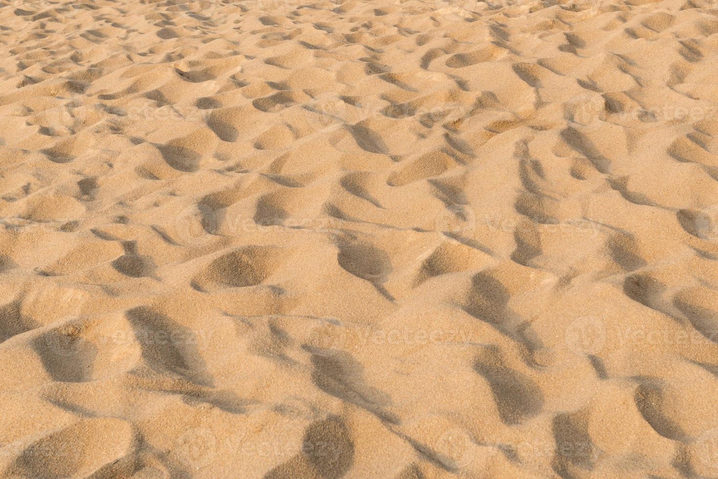 texture of sand pattern on a beach in the summer at Phuket, Thailand photo