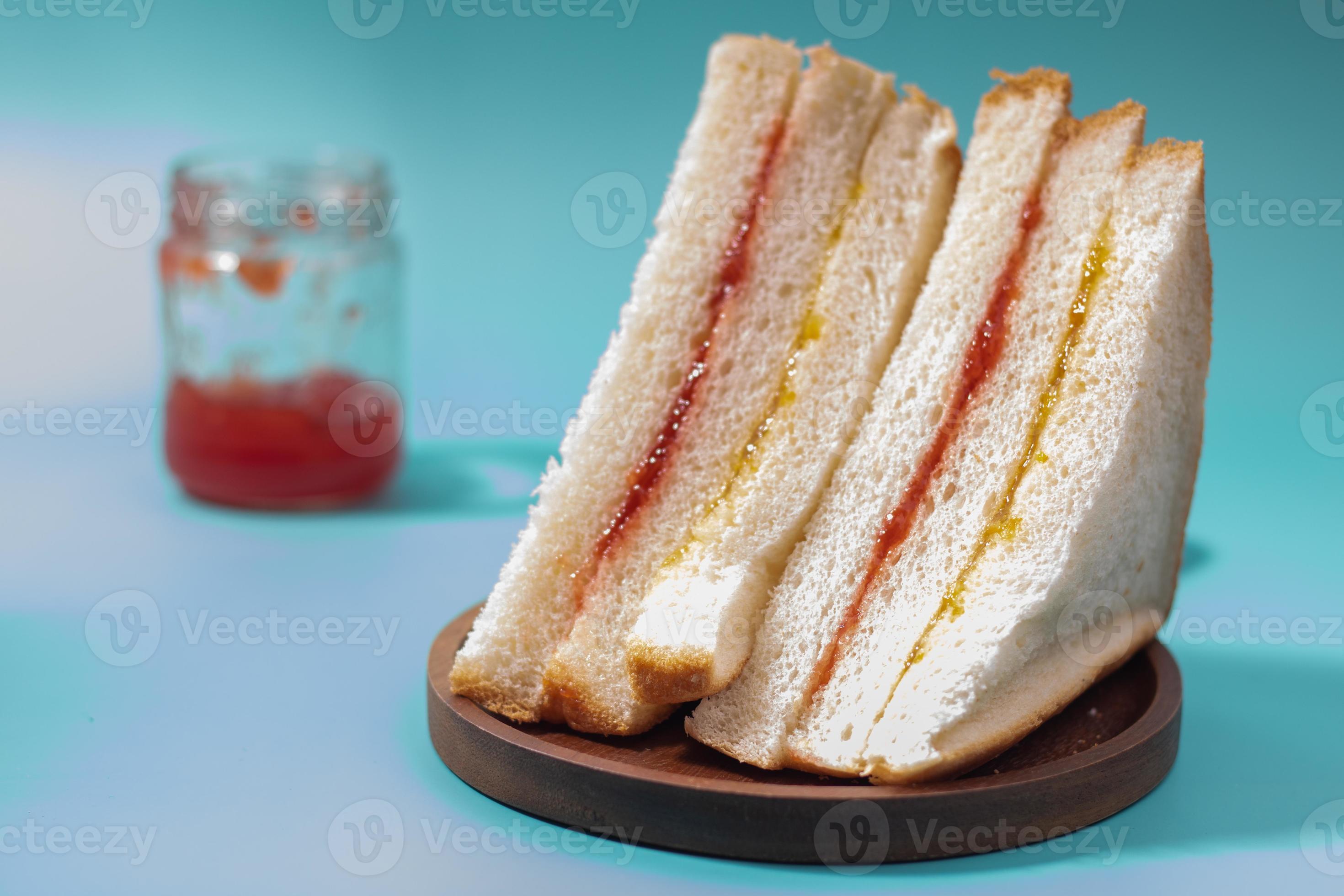 Strawberry Jam and Strawberry Sandwich 8037252 Stock Photo at Vecteezy