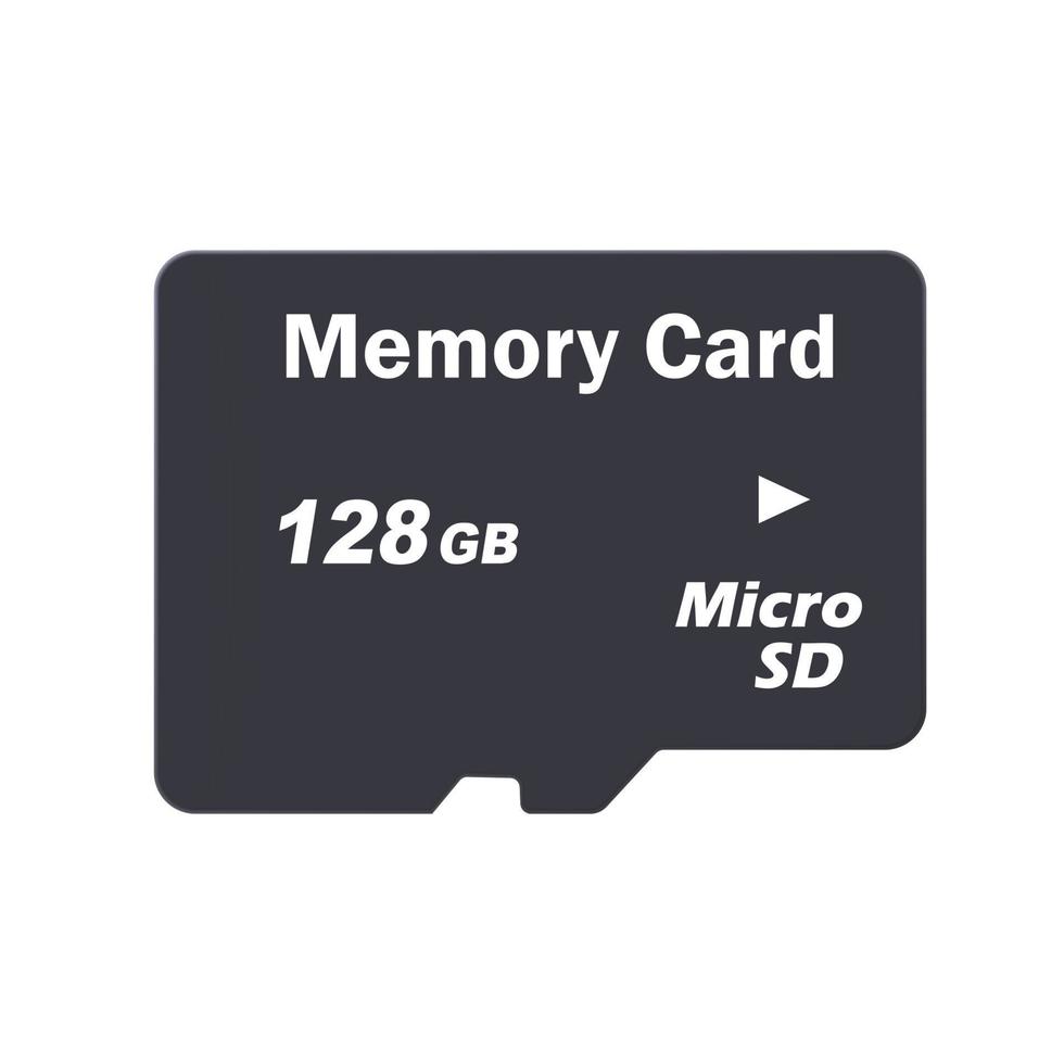 Micro sd card vector