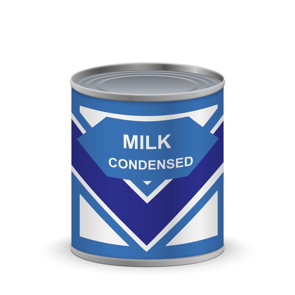 Condensed milk . Vector