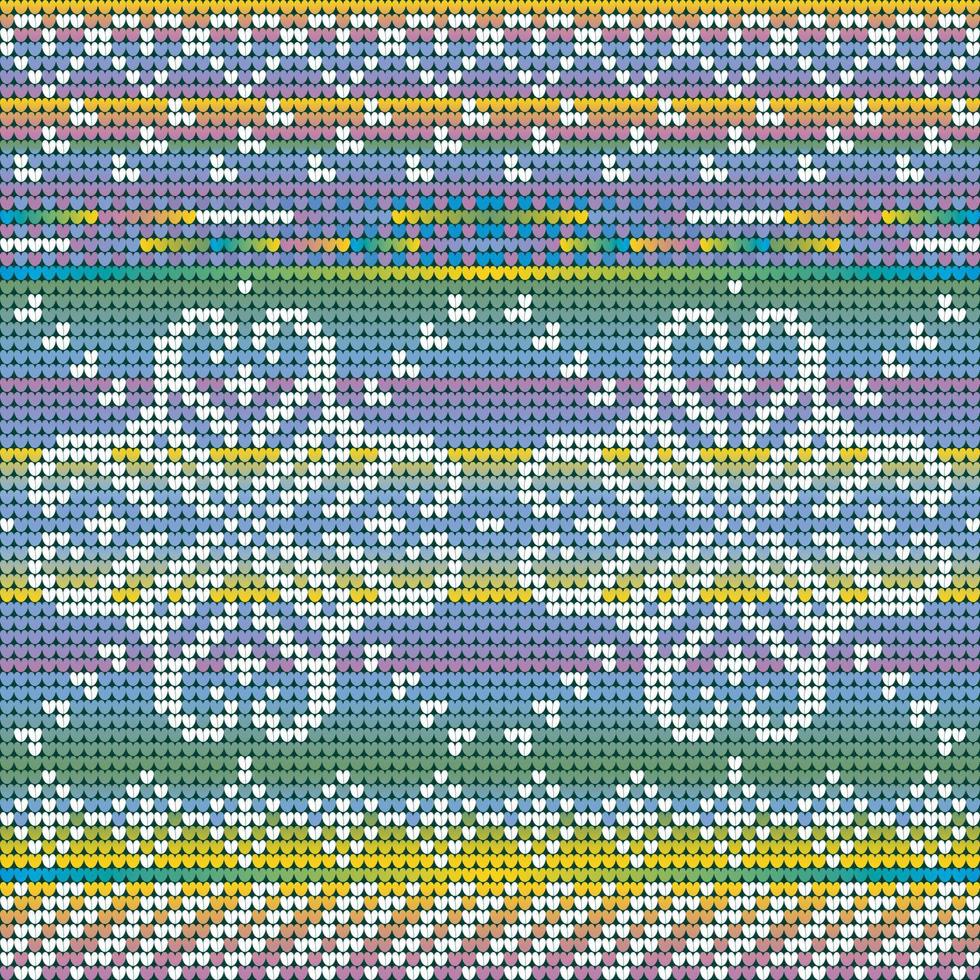 Gradient colors seamless pattern of a Christmas Ugly Sweater with winter flower vector