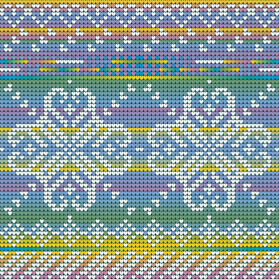 Gradient colors seamless pattern of a Christmas Ugly Sweater with winter flower vector