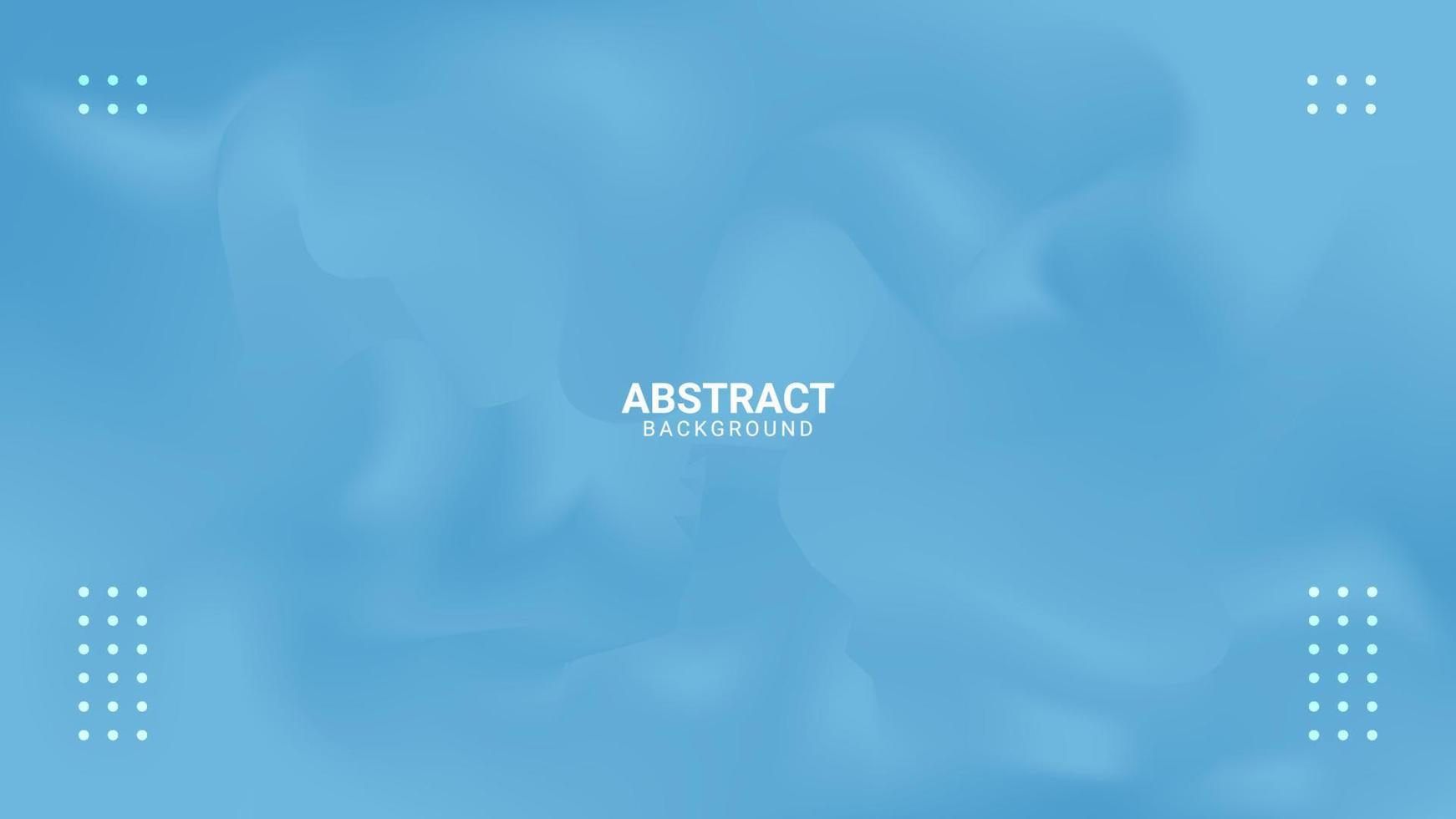 simple blur abstract background in blue color vector