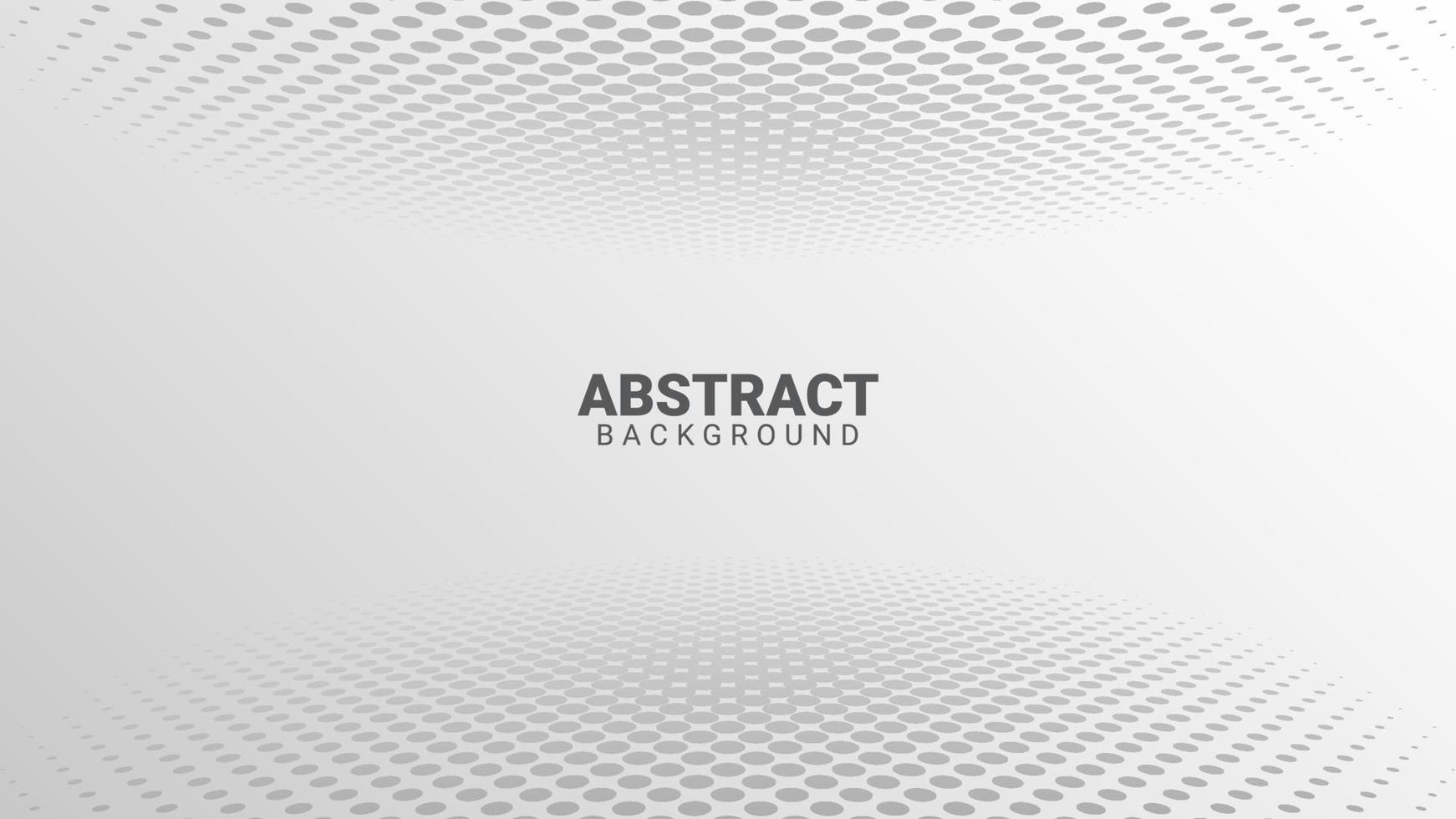 perspective halftone abstract background in gray color vector