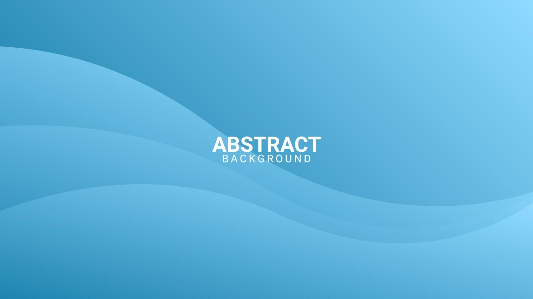 curve abstract background in blue color vector