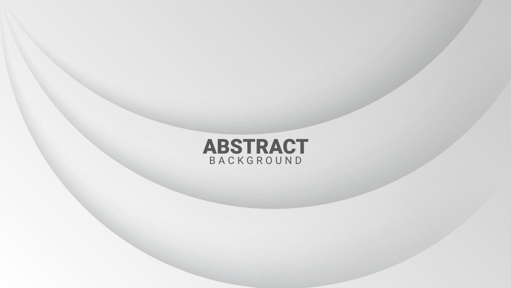 curve abstract background in gray and white vector