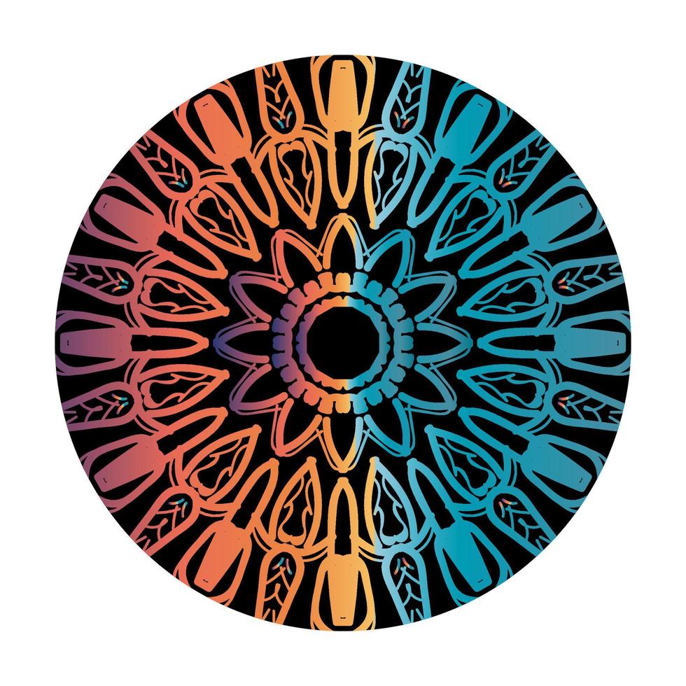 Luxury Ornamental Indian Mandala Design. vector