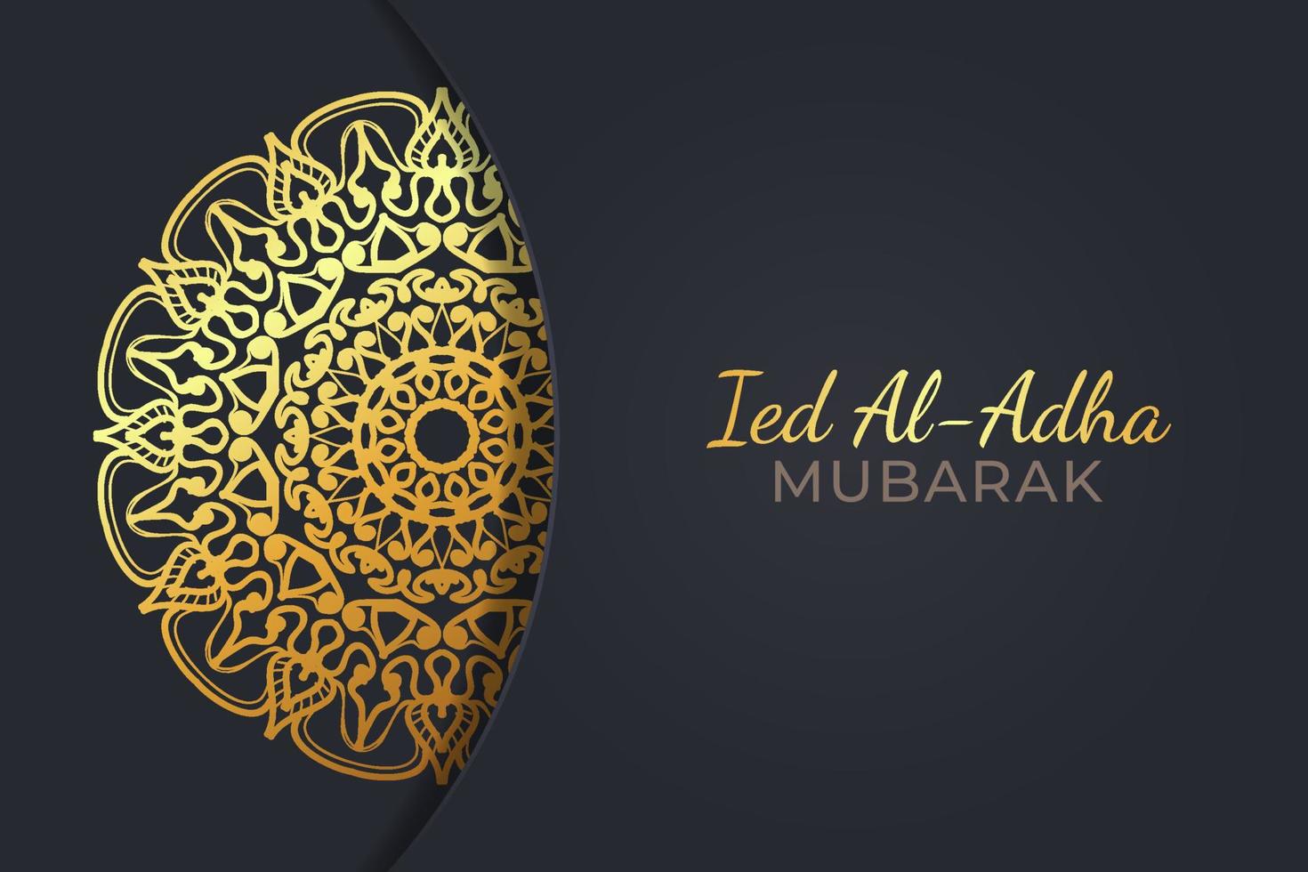 ilustración de celebración de eid al adha. vector