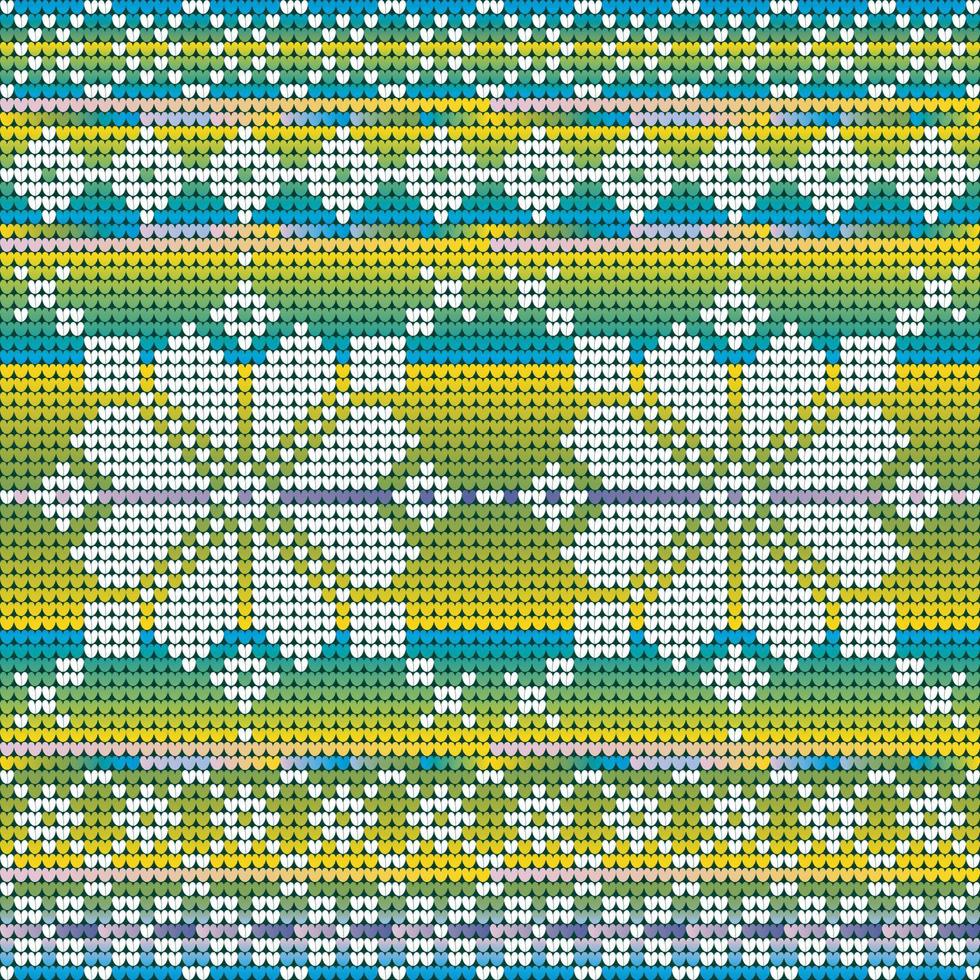 Cool Colors Seamless Pattern of Christmas Star for Ugly Sweater, gradient background vector