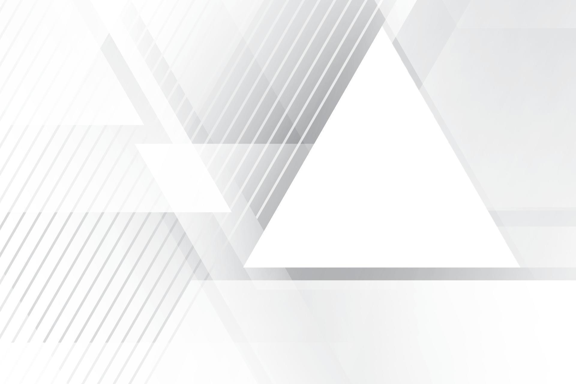 Abstract white and gray color, modern design background with geometric shape. Vector