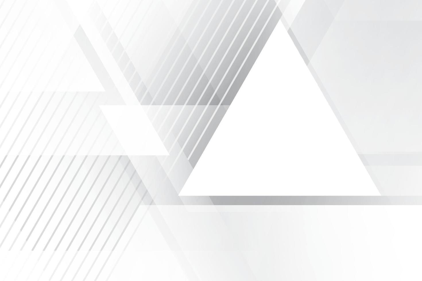 Abstract  white and gray color, modern design background with geometric shape. Vector illustration.
