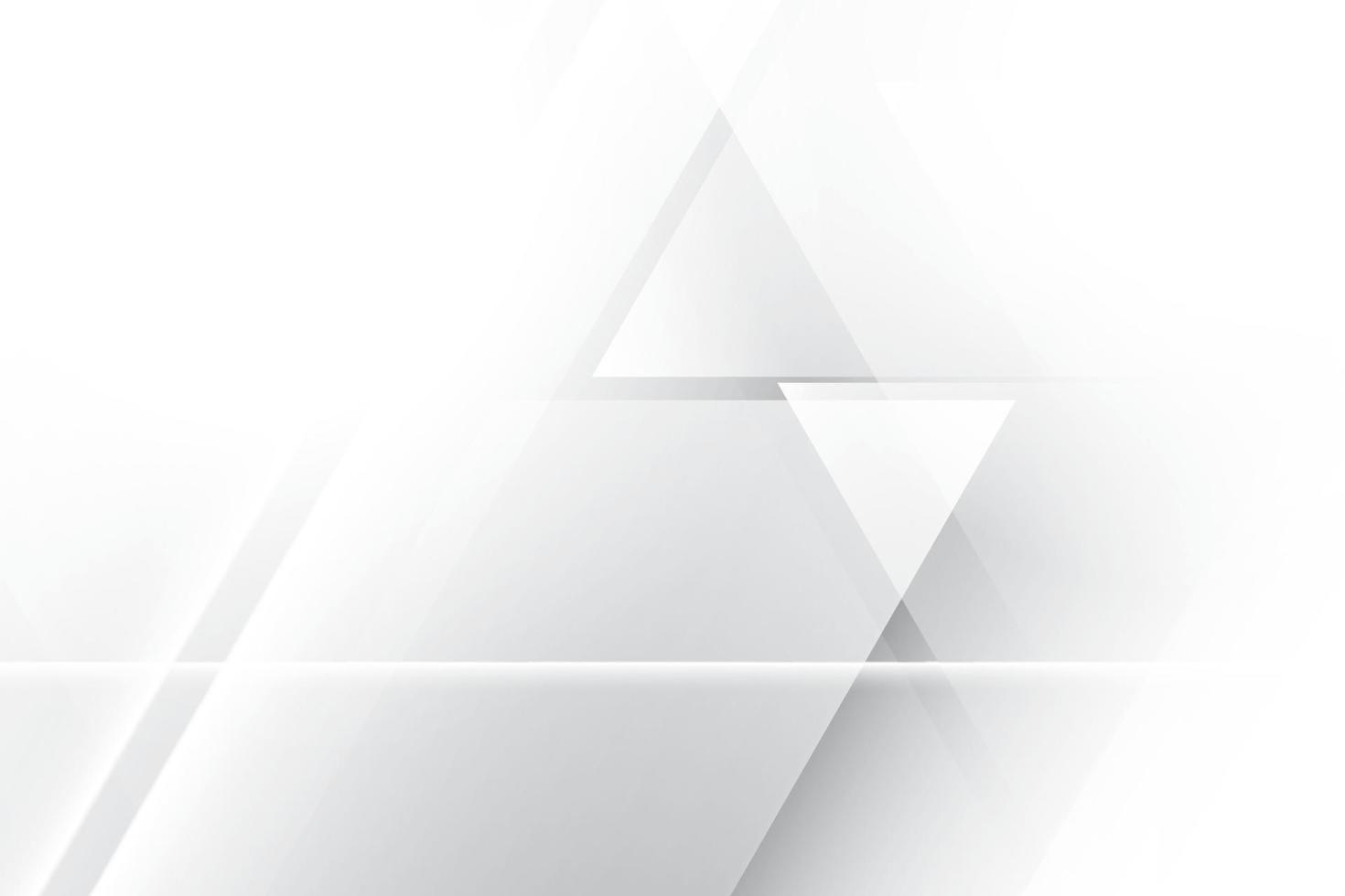 Abstract  white and gray color, modern design background with geometric shape. Vector illustration.