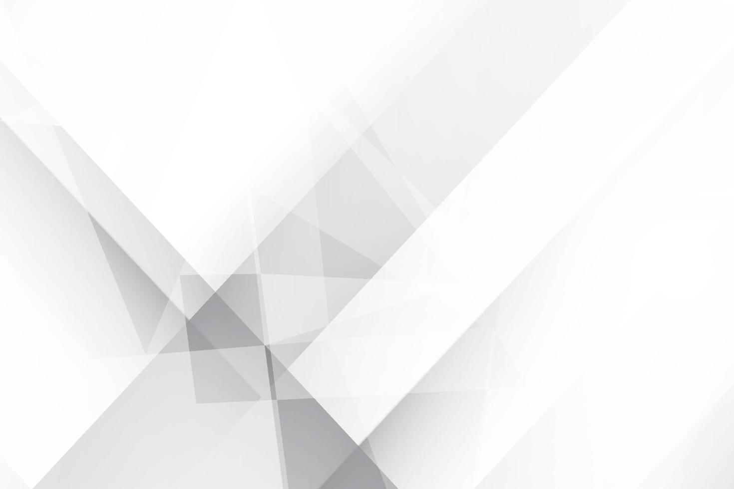 Abstract  white and gray color, modern design background with geometric shape. Vector illustration.