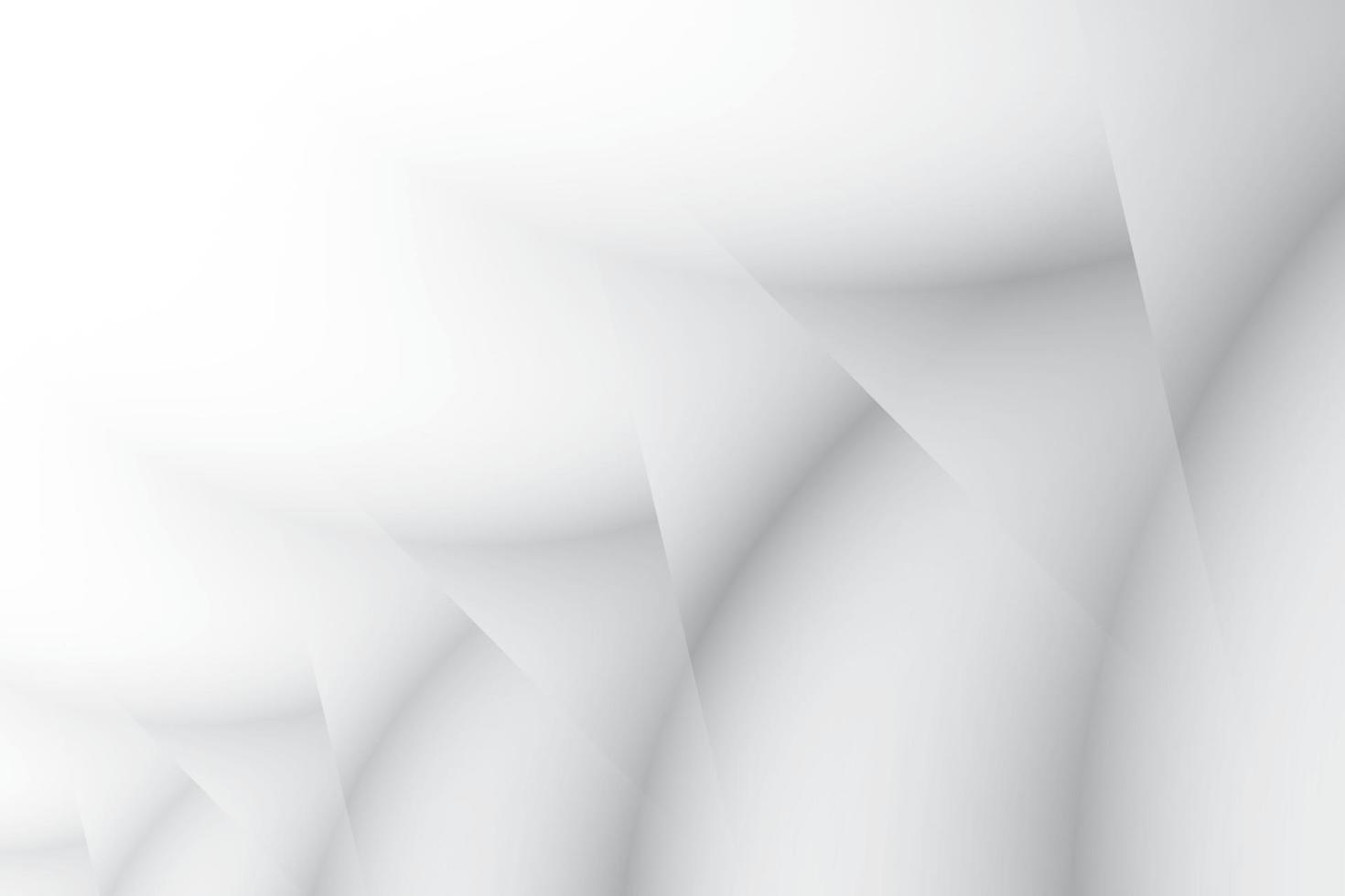 Abstract white and gray color, modern design background with geometric shape. Vector illustration.