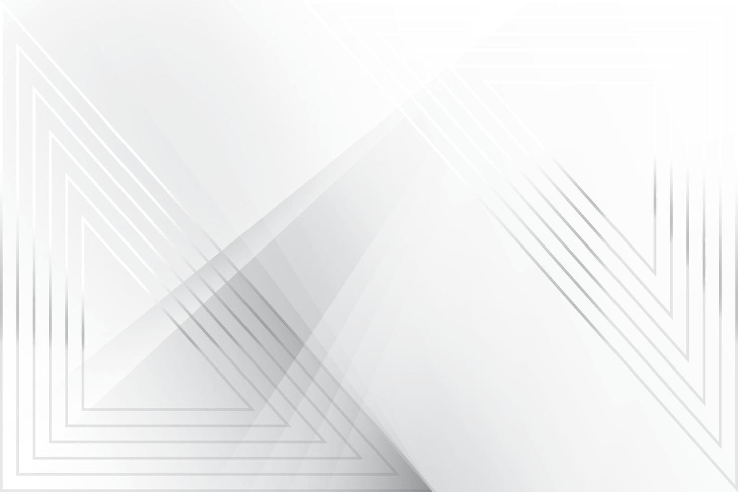 Abstract  white and gray color, modern design background with geometric shape. Vector illustration.