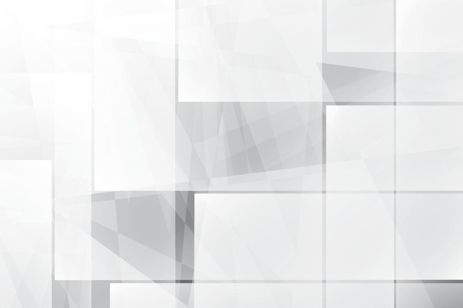 Abstract  white and gray color, modern design background with geometric shape. Vector illustration.