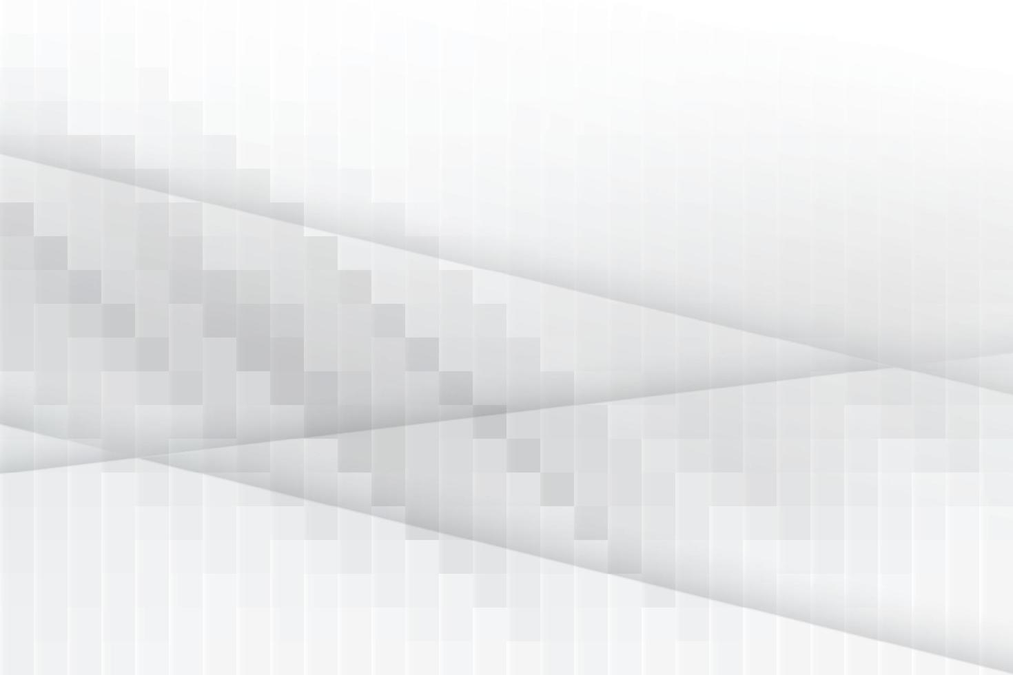 Abstract  white and gray color, modern design background with geometric shape. Vector illustration.