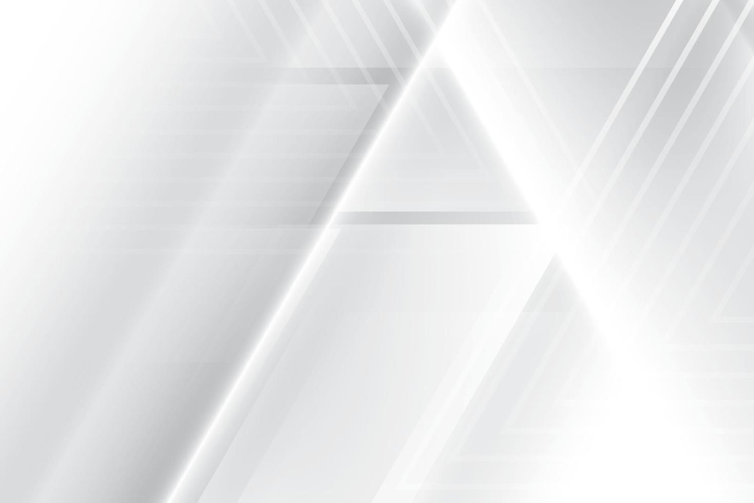 Abstract  white and gray color, modern design background with geometric shape. Vector illustration.